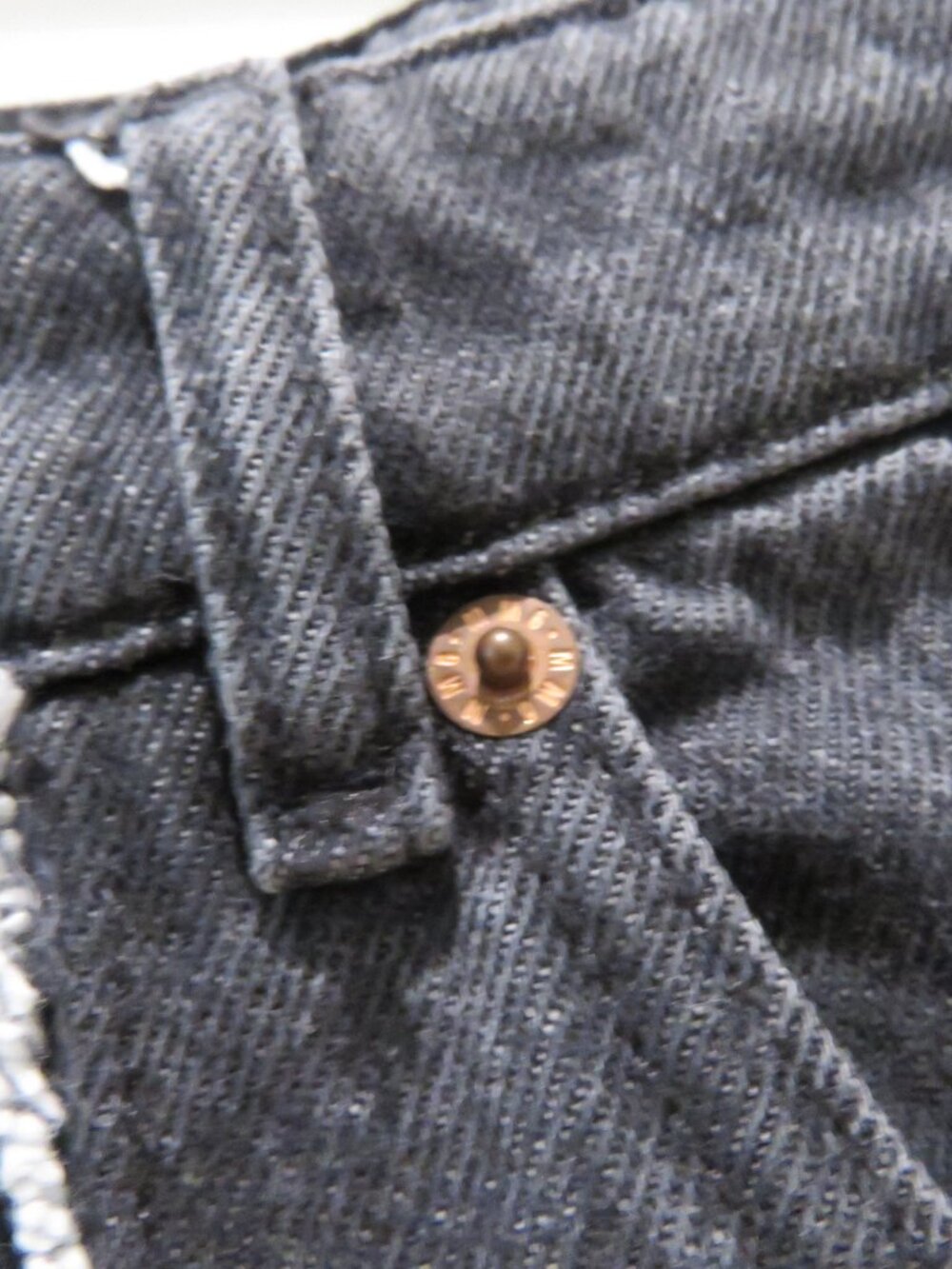 MM6 MAISON MARGIELA Gray Raw Edge Wide Leg Jeans Size 29 Avant Garde Minimalist - Picture 6 of 14